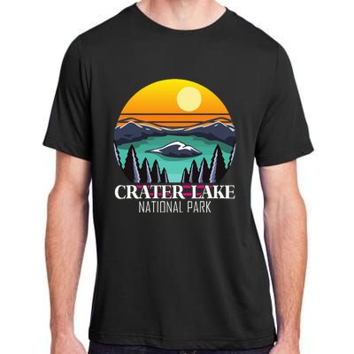 Crater Lake Souvenir National Park Hiking Nature Adult ChromaSoft Performance T-Shirt