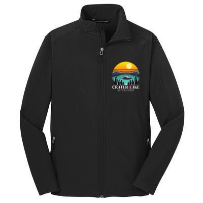 Crater Lake Souvenir National Park Hiking Nature Core Soft Shell Jacket