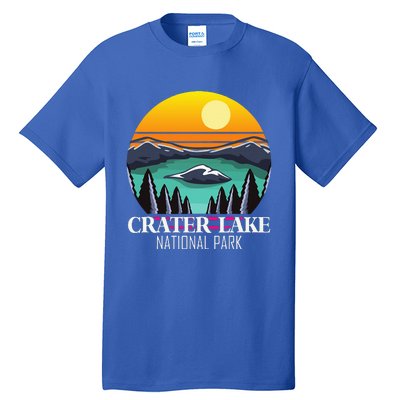 Crater Lake Souvenir National Park Hiking Nature Tall T-Shirt