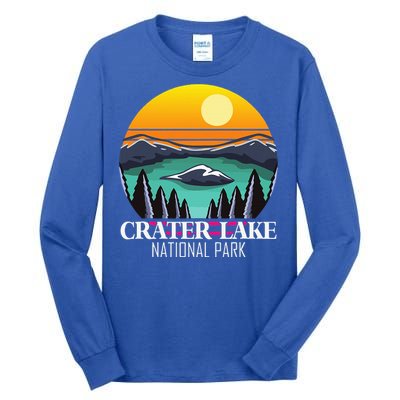 Crater Lake Souvenir National Park Hiking Nature Tall Long Sleeve T-Shirt