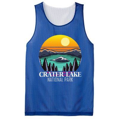 Crater Lake Souvenir National Park Hiking Nature Mesh Reversible Basketball Jersey Tank