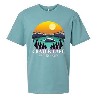 Crater Lake Souvenir National Park Hiking Nature Sueded Cloud Jersey T-Shirt