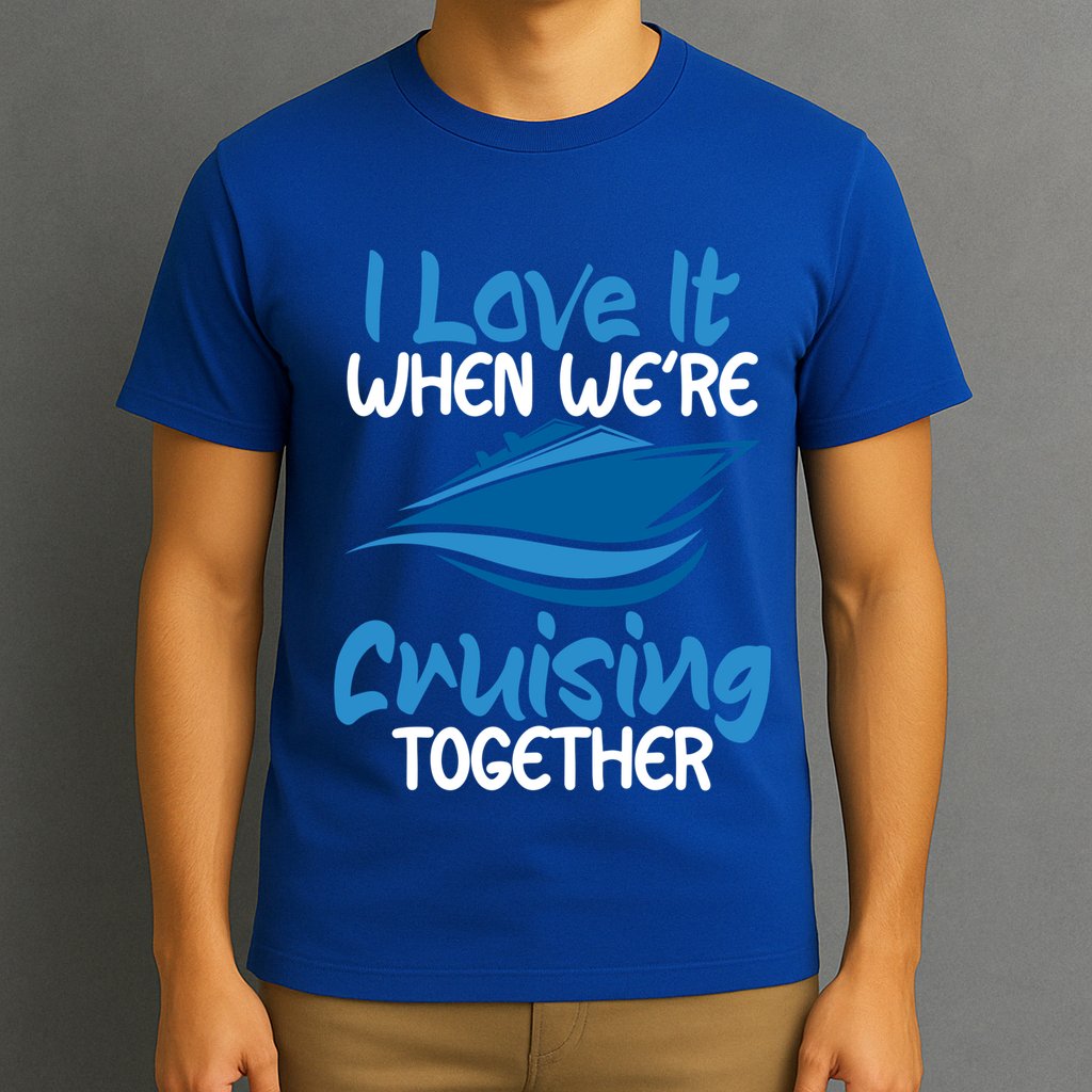 Cruise Lovers S I Love It When We're Cruisin Together Meaningful Gift T-Shirt