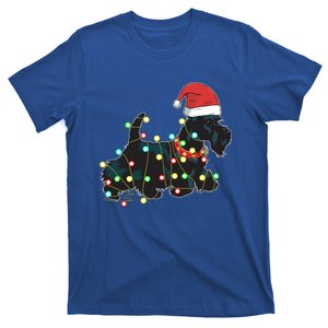 Christmas Lights Scottie Dog Lover Funny Xmas Gift Great Gift T-Shirt