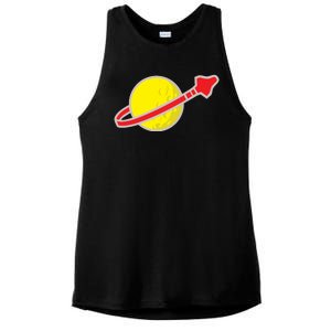 Classic Lego Spaceman Rocket Ladies PosiCharge Tri-Blend Wicking Tank