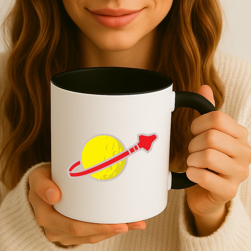 Classic Lego Spaceman Rocket Mug
