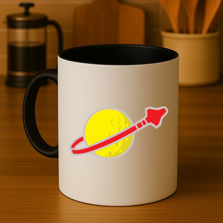 Classic Lego Spaceman Rocket Mug