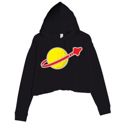 Classic Lego Spaceman Rocket Crop Fleece Hoodie