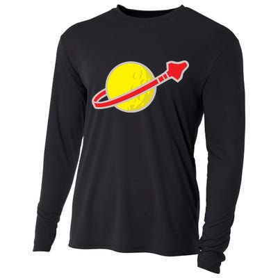 Classic Lego Spaceman Rocket Cooling Performance Long Sleeve Crew