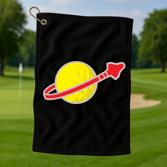 Classic Lego Spaceman Rocket Golf Towel