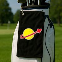 Classic Lego Spaceman Rocket Golf Towel