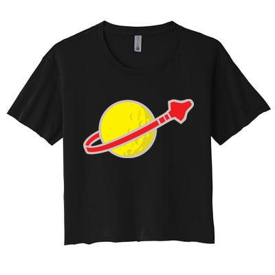 Classic Lego Spaceman Rocket Crop Top