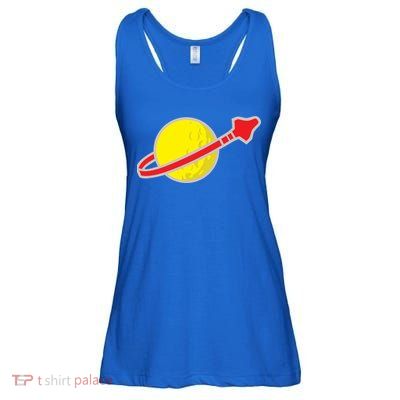Classic Lego Spaceman Rocket Ladies Essential Flowy Tank