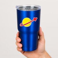 Classic Lego Spaceman Rocket Tumbler