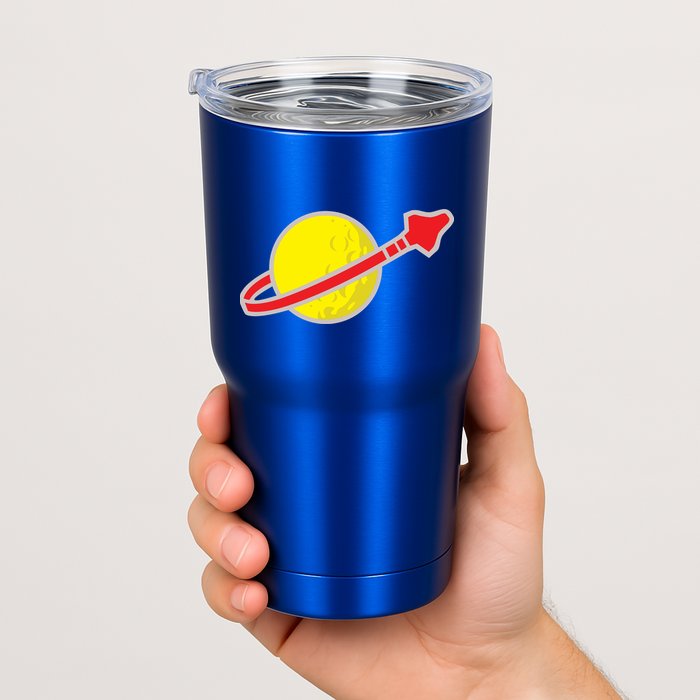 Classic Lego Spaceman Rocket Tumbler