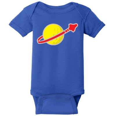 Classic Lego Spaceman Rocket Baby Bodysuit