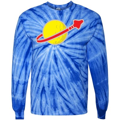 Classic Lego Spaceman Rocket Tie-Dye Long Sleeve Shirt