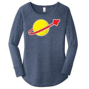 Classic Lego Spaceman Rocket Women's Perfect Tri Tunic Long Sleeve Shirt