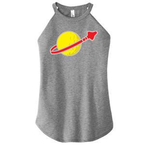 Classic Lego Spaceman Rocket Women's Perfect Tri Rocker Tank