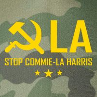 Commie La Stop Commie La Harris Stop Kamala Trump Vance 2024 Legacy Tie Dye Trucker Hat