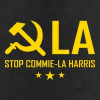 Commie La Stop Commie La Harris Stop Kamala Trump Vance 2024 Golf Towel