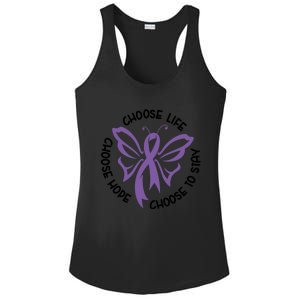 Choose Life Support Survivor Suicide Awareness Tal Health Gift Ladies PosiCharge Competitor Racerback Tank