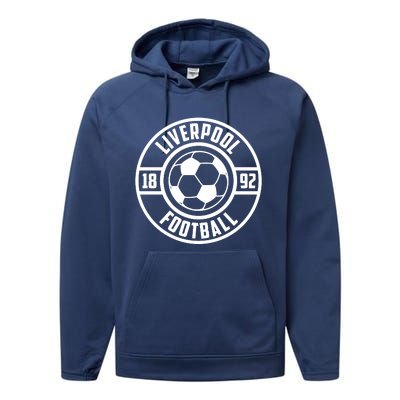 Cool Liverpool Soccer Football 1892 Performance Fleece Hoodie