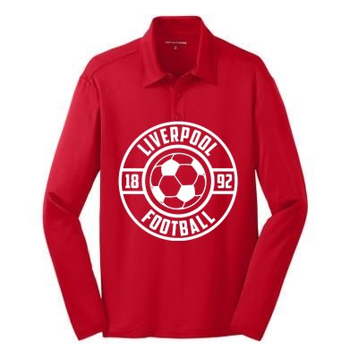 Cool Liverpool Soccer Football 1892 Silk Touch Performance Long Sleeve Polo