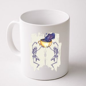 Coffee Lovers Skeletons Dancing With A Cup Of Coffee Gift Coffee Mug