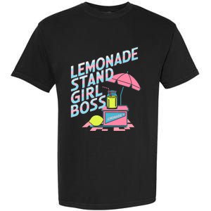 Cute Lemonade Stand Girl Boss Lemonade Stand Girl Garment-Dyed Heavyweight T-Shirt