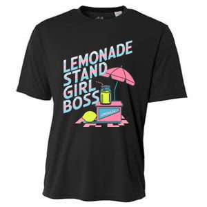 Cute Lemonade Stand Girl Boss Lemonade Stand Girl Cooling Performance Crew T-Shirt