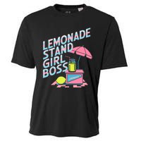 Cute Lemonade Stand Girl Boss Lemonade Stand Girl Cooling Performance Crew T-Shirt