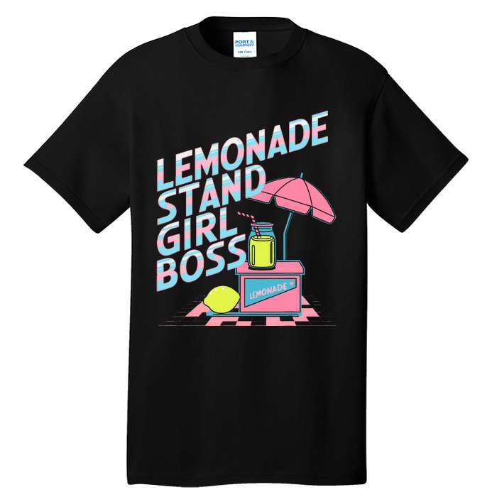 Cute Lemonade Stand Girl Boss Lemonade Stand Girl Tall T-Shirt