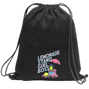 Cute Lemonade Stand Girl Boss Lemonade Stand Girl Sweatshirt Cinch Pack Bag