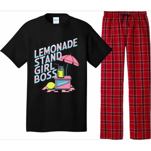 Cute Lemonade Stand Girl Boss Lemonade Stand Girl Pajama Set