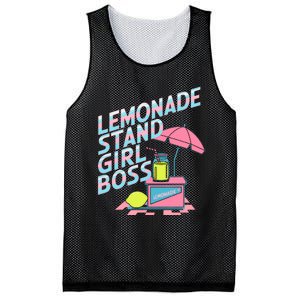 Cute Lemonade Stand Girl Boss Lemonade Stand Girl Mesh Reversible Basketball Jersey Tank