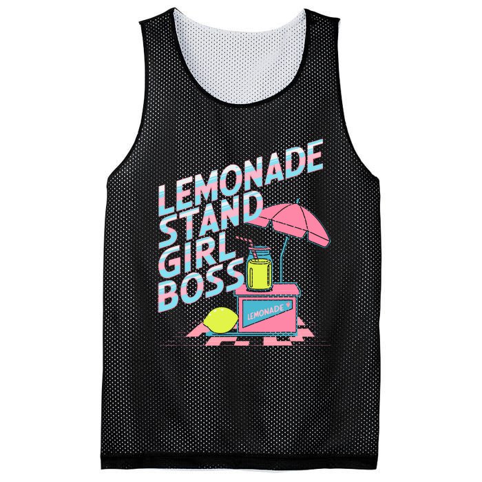 Cute Lemonade Stand Girl Boss Lemonade Stand Girl Mesh Reversible Basketball Jersey Tank