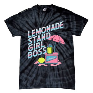 Cute Lemonade Stand Girl Boss Lemonade Stand Girl Tie-Dye T-Shirt