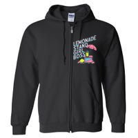 Cute Lemonade Stand Girl Boss Lemonade Stand Girl Full Zip Hoodie