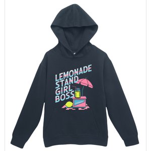 Cute Lemonade Stand Girl Boss Lemonade Stand Girl Urban Pullover Hoodie