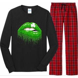 Clover Lips St.Patrick's Day Long Sleeve Pajama Set