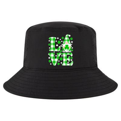 Cute Love St Patrick's Day Lucky Shamrock Gnome Cool Comfort Performance Bucket Hat