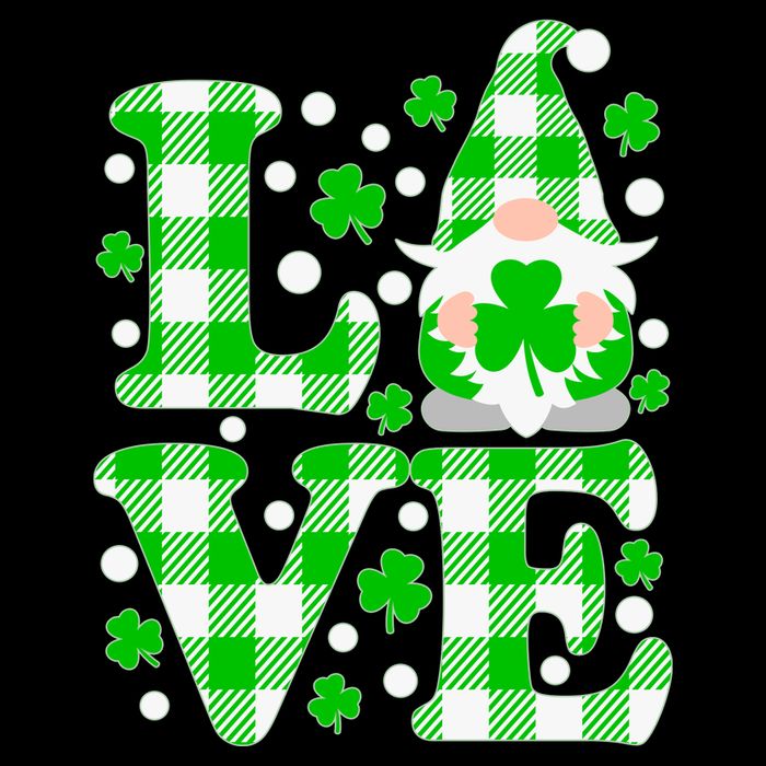 Cute Love St Patrick's Day Lucky Shamrock Gnome 16 in Basic Backpack