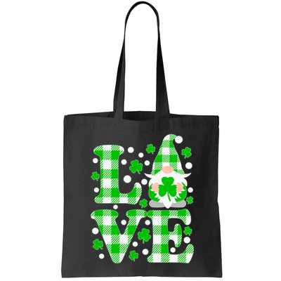 Cute Love St Patrick's Day Lucky Shamrock Gnome Bag