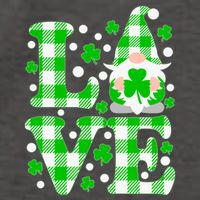 Cute Love St Patrick's Day Lucky Shamrock Gnome Vector Backpack