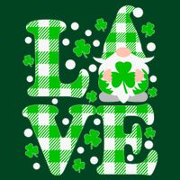 Cute Love St Patrick's Day Lucky Shamrock Gnome Cooling Performance Crew T-Shirt
