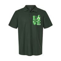 Cute Love St Patrick's Day Lucky Shamrock Gnome Softstyle Adult Sport Polo