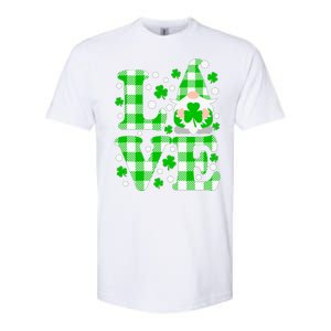 Cute Love St Patrick's Day Lucky Shamrock Gnome Softstyle® CVC T-Shirt