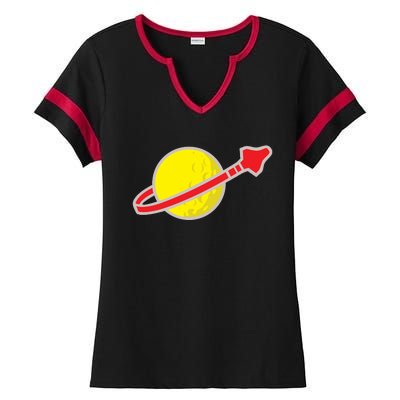 Classic Logo Space Ladies Halftime Notch Neck Tee