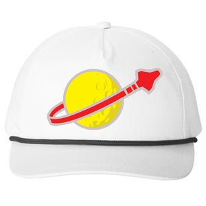 Classic Logo Space Snapback Five-Panel Rope Hat